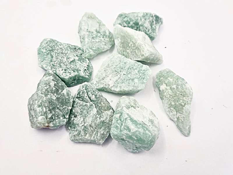 Green Aventurine Rough Crystal Pieces