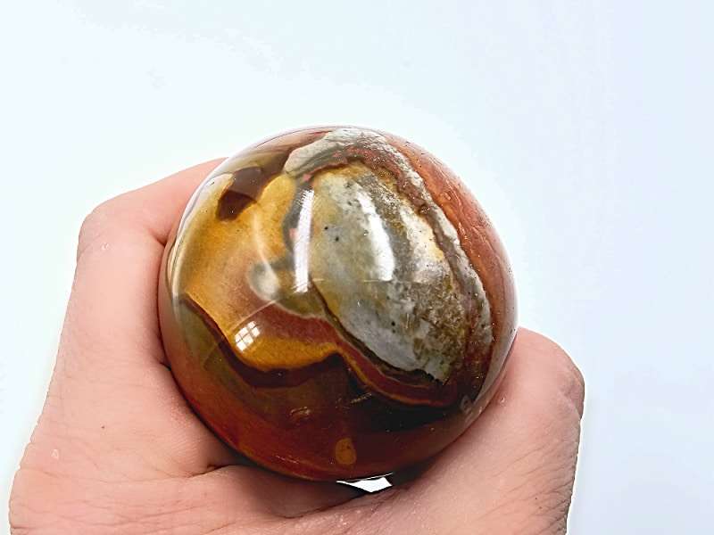 Polychrome Jasper Polished Sphere A (17.5 Circumference)