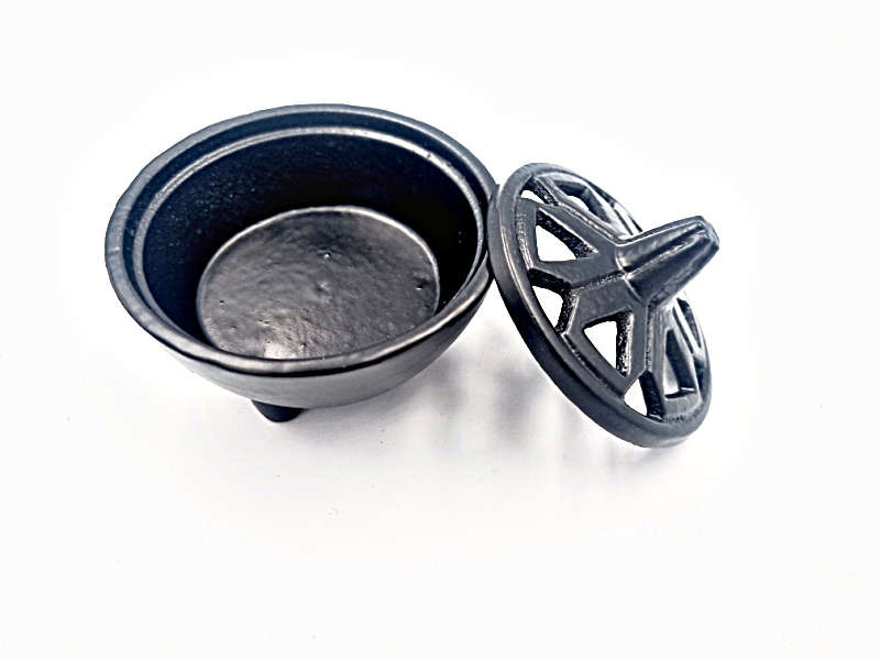 Iron Resin Burner Cauldron (8cm)