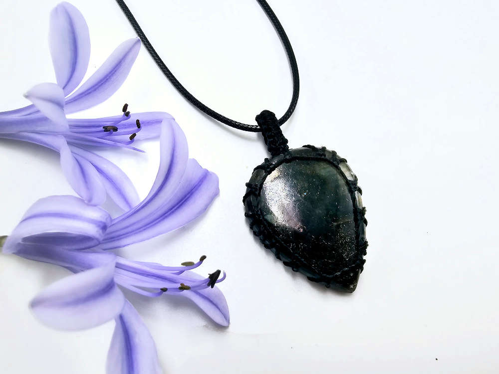 Labradorite Braided Necklace