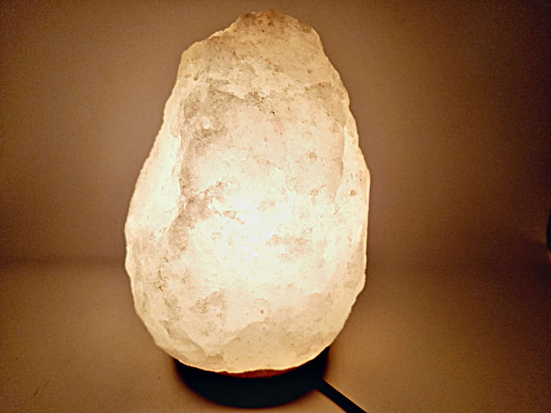Himalayan Salt Lamp Natural White (2-3Kgs)