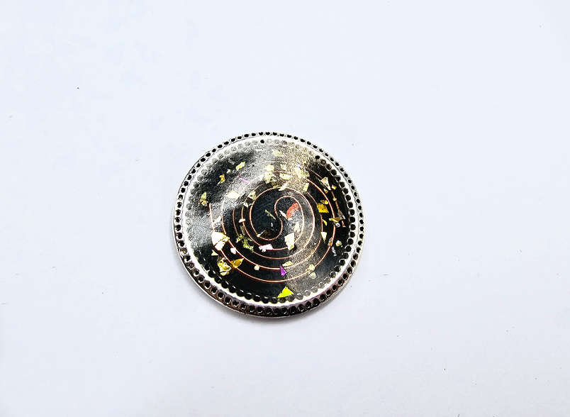 Orgonite Copper Phone Coin 3cm