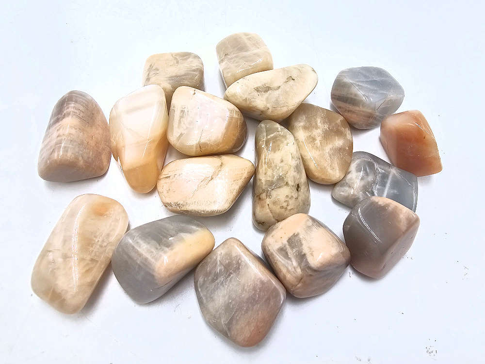 Peach Moonstone Tumble Stones