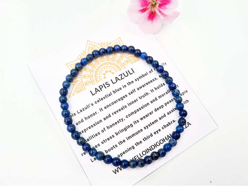 Lapis Lazuli  Bangle (4mm)