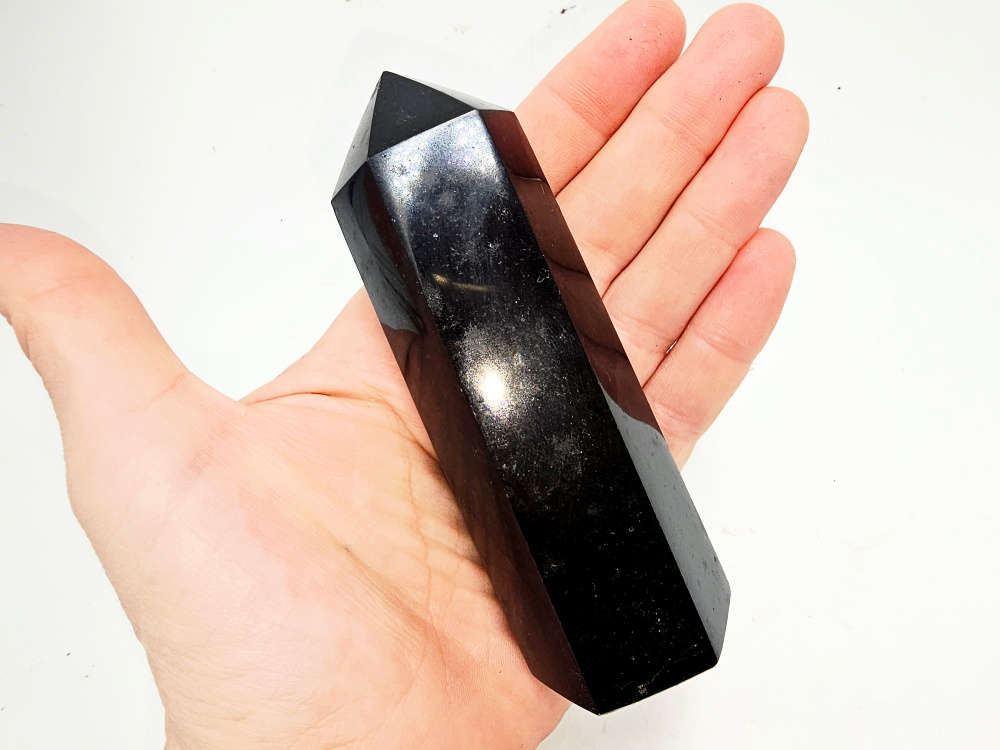 Black Basalt Polished Point D (264g)