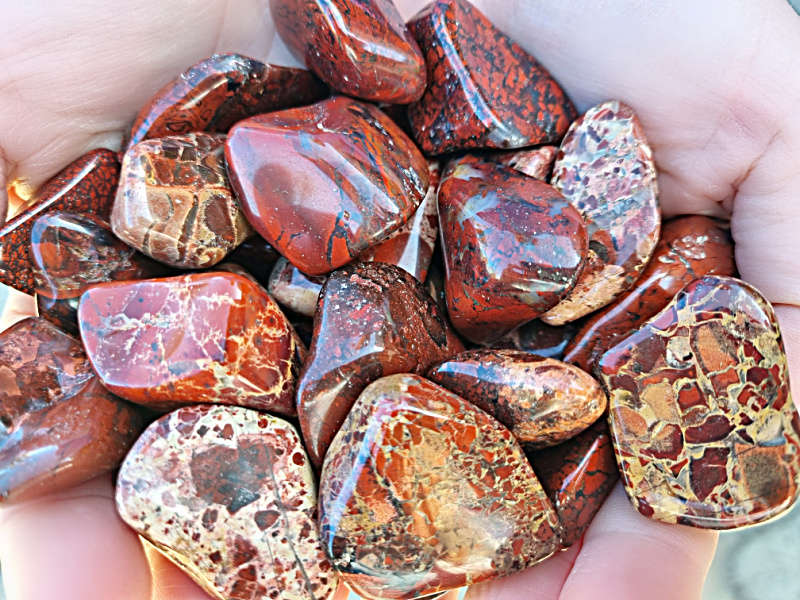 Brecciated Jasper Tumble Stones