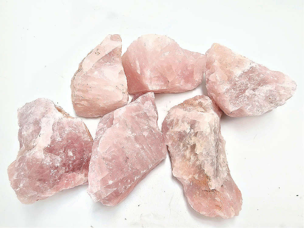 Rose Quartz Rough Chunk (200-250g)