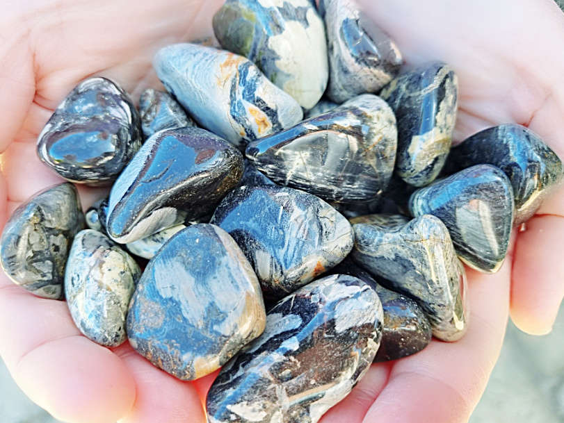 Silver Leaf Jasper Tumble Stones