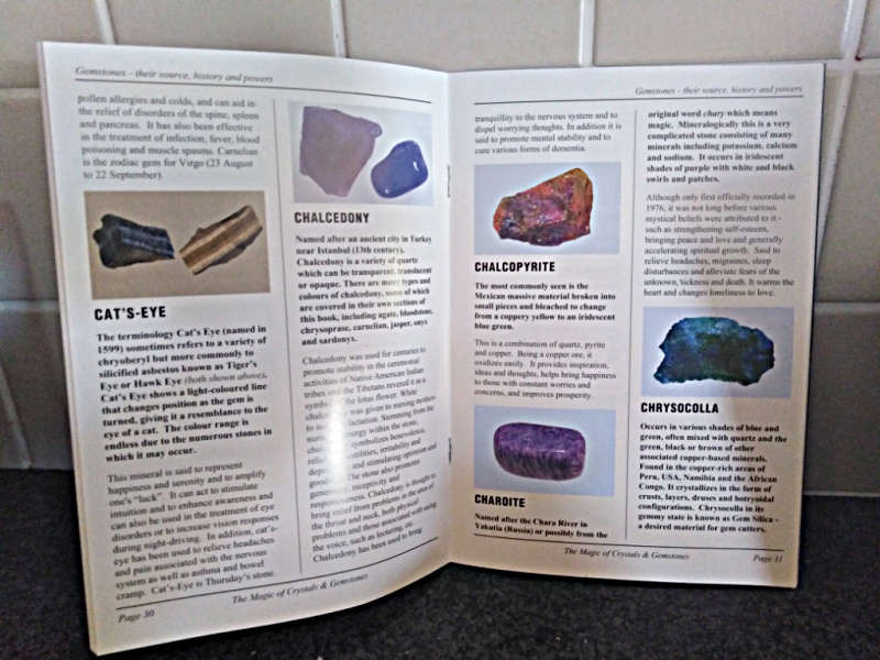 The Magic Of Crystals &amp; Gemstones Book
