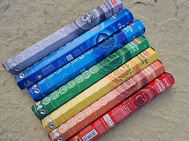 Hem Siete Seven Chakras Incense Pack
