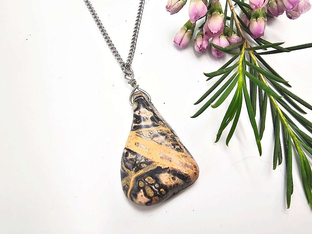 Leopard Skin Jasper Necklace