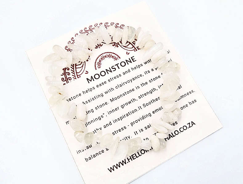 Moonstone Chips Bangle