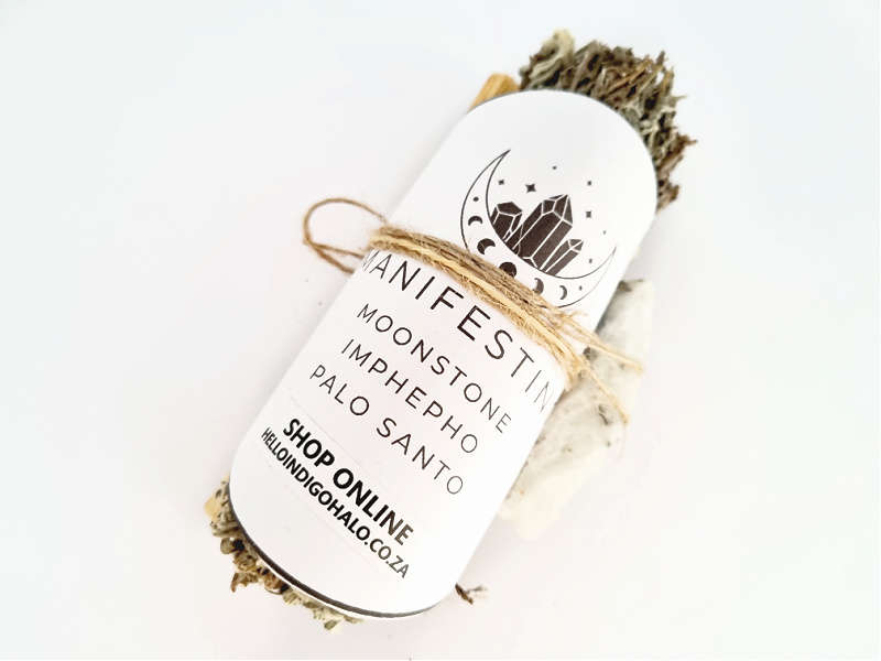 Smudge Stick Manifesting Combo (Moonstone)
