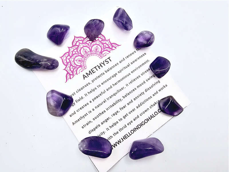 Amethyst Tumble Stone Mini's 10s