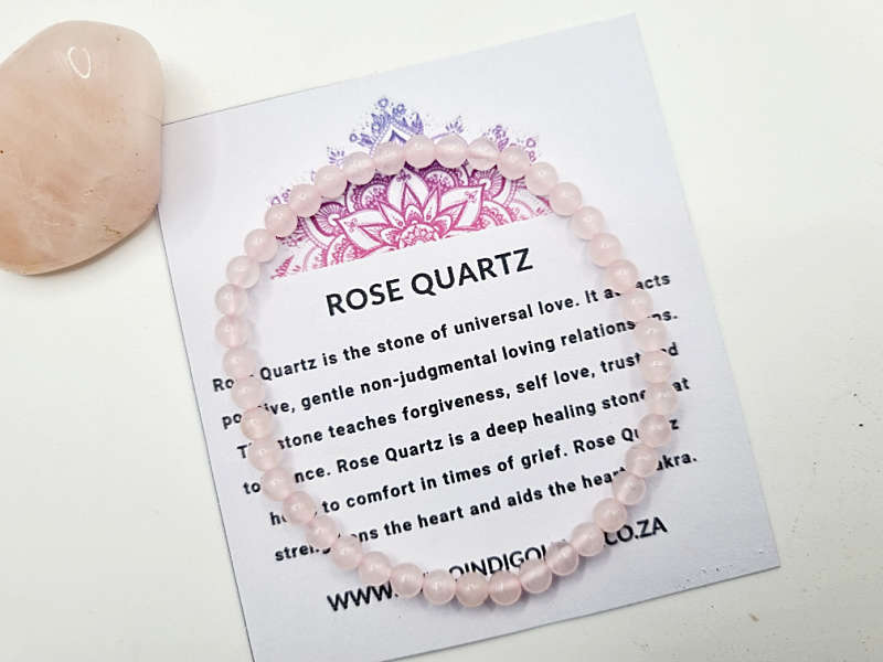 Rose Quartz Bangle (4mm)