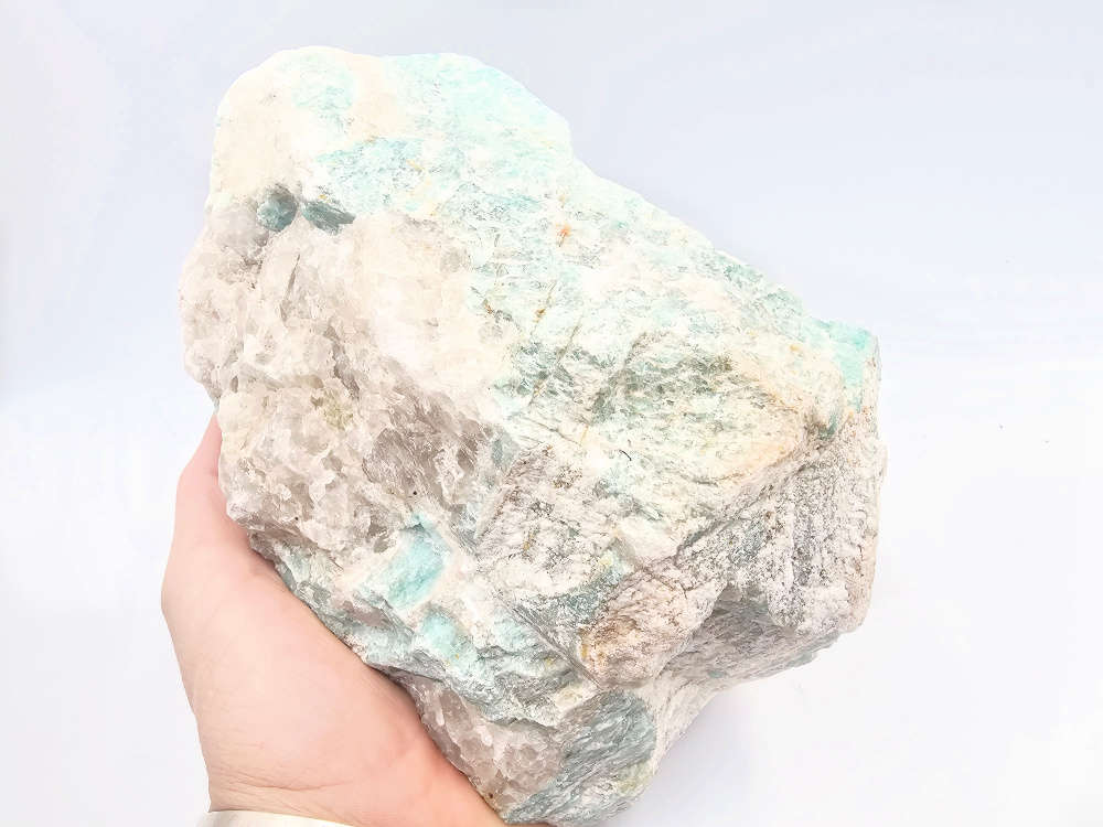 Amazonite Rough Chunk B (2.20kg) Quartz Inclusion