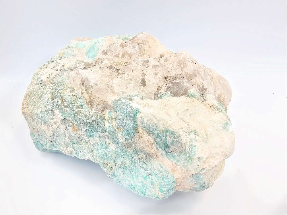 Amazonite Rough Chunk B (2.20kg) Quartz Inclusion