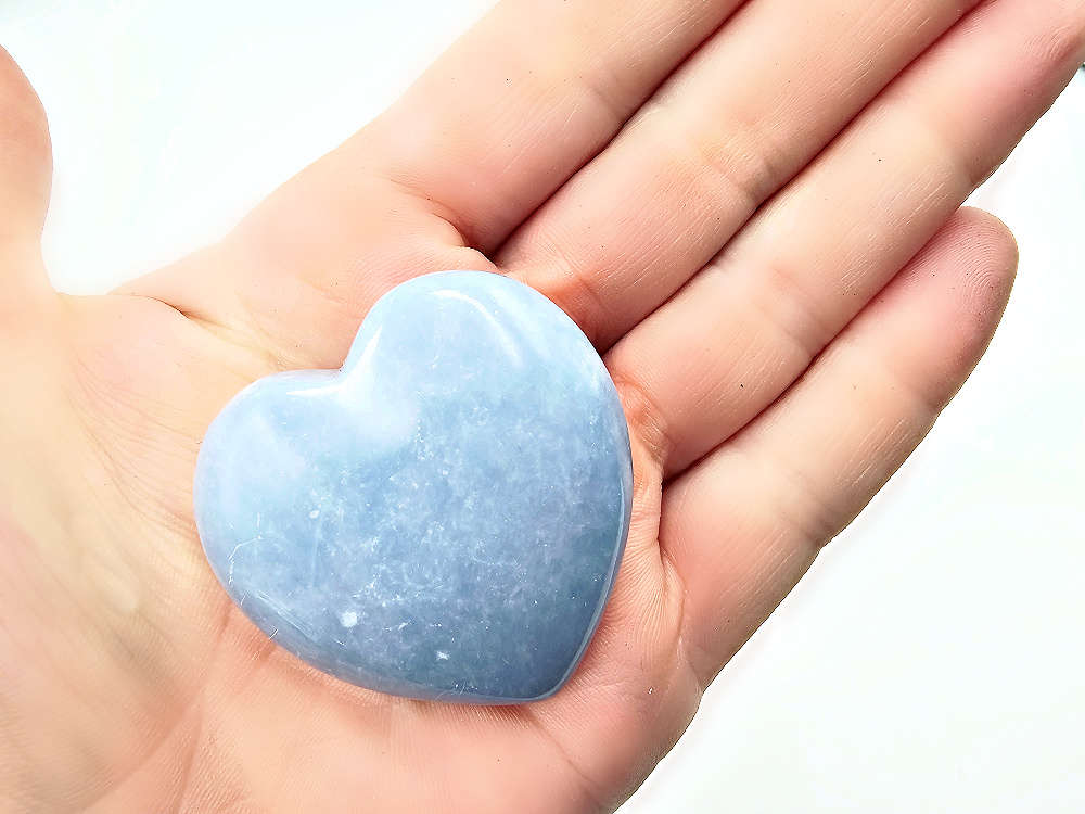 Angelite Heart (4.5cm)