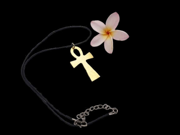 Brass Ankh Necklace (5cm)