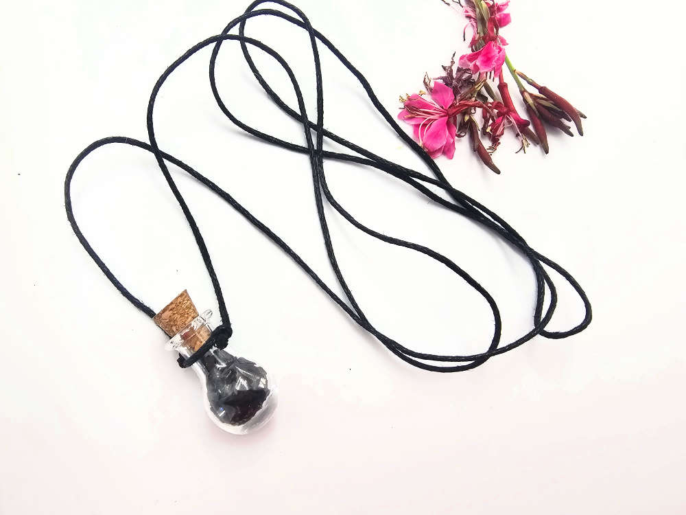 Mini Bottle Shungite Necklace