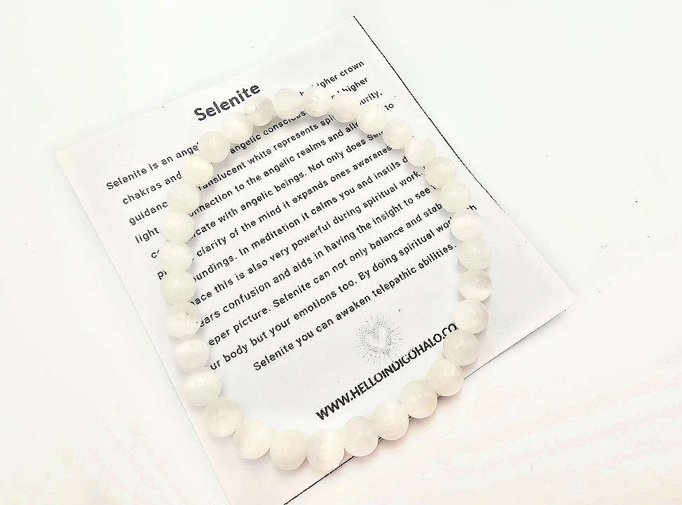 Selenite Bangle (6mm)