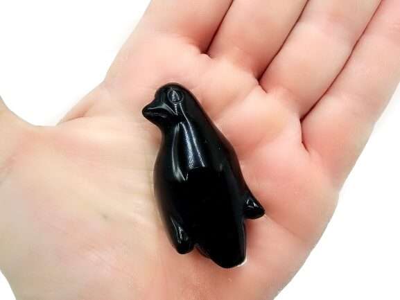 Black Obsidian Penguin (5cm)