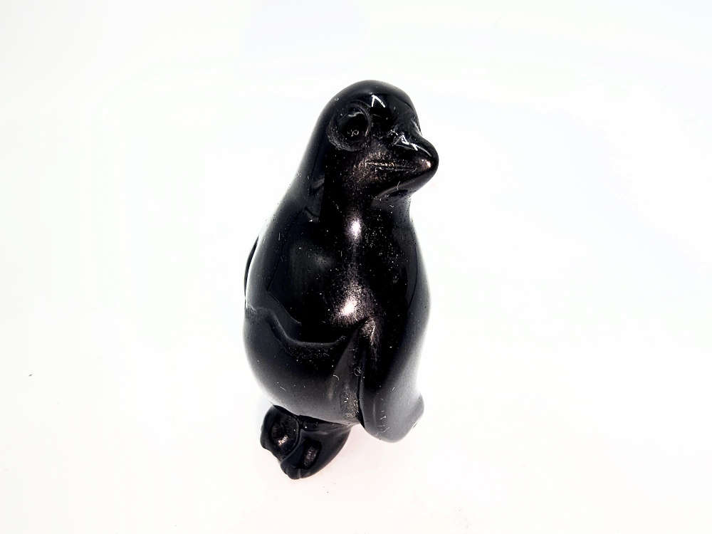 Black Obsidian Penguin (5cm)