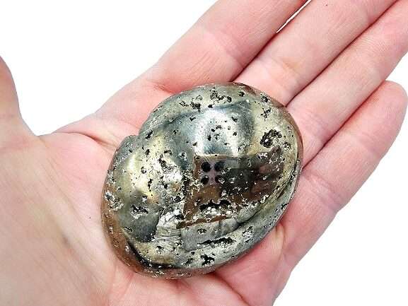 Pyrite Palm Stones (6.5cm)