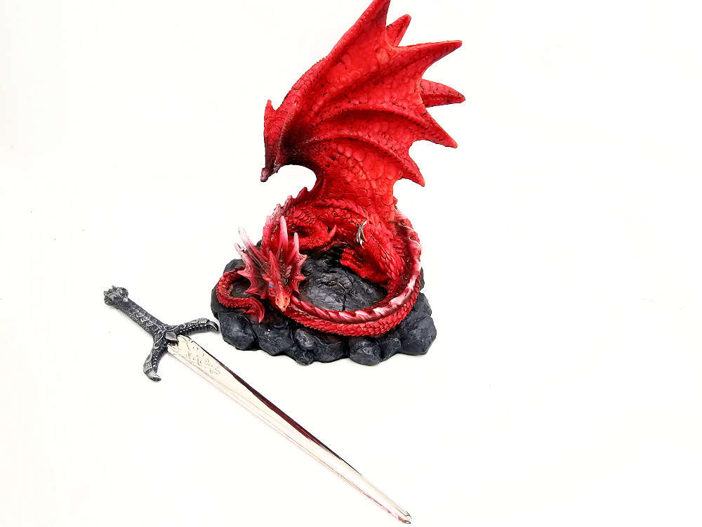 Forged In Flames Dragon Statue (16.5cm)