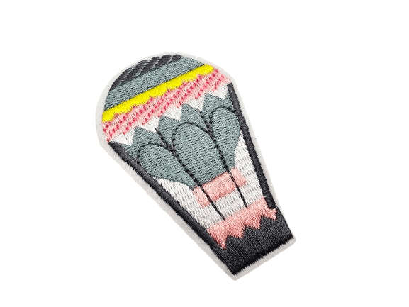 Iron on Patch - Hot Air Baloon (7.5cm)