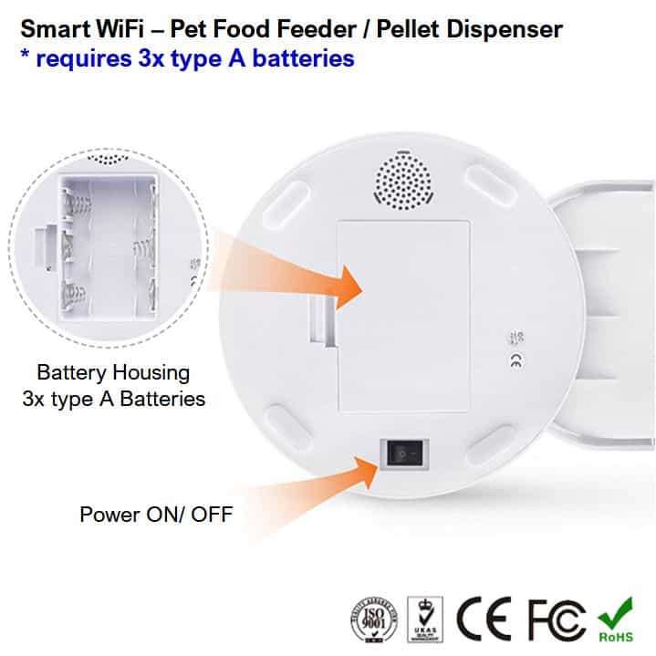 Smart Pet Feeder | Dogs or Cats | WiFi Tuya Smart Life