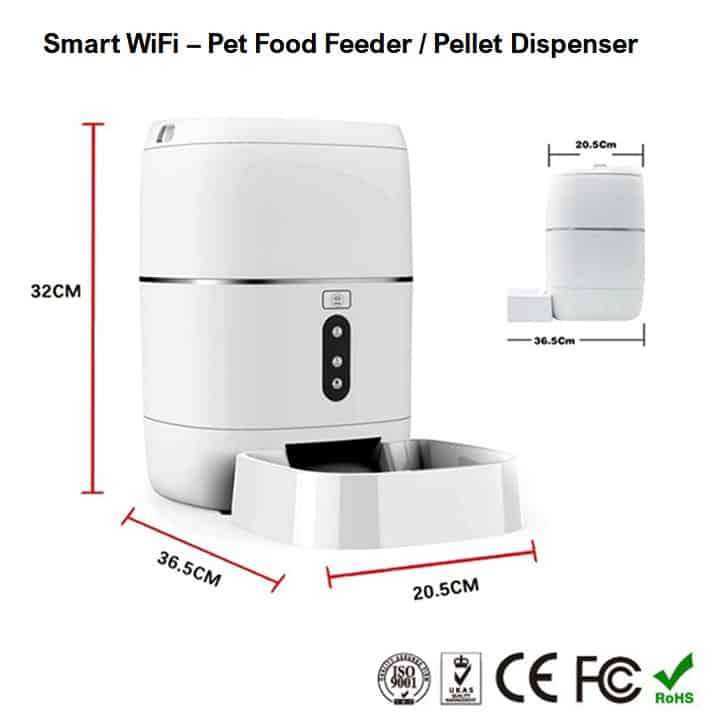 Smart Pet Feeder | Dogs or Cats | WiFi Tuya Smart Life