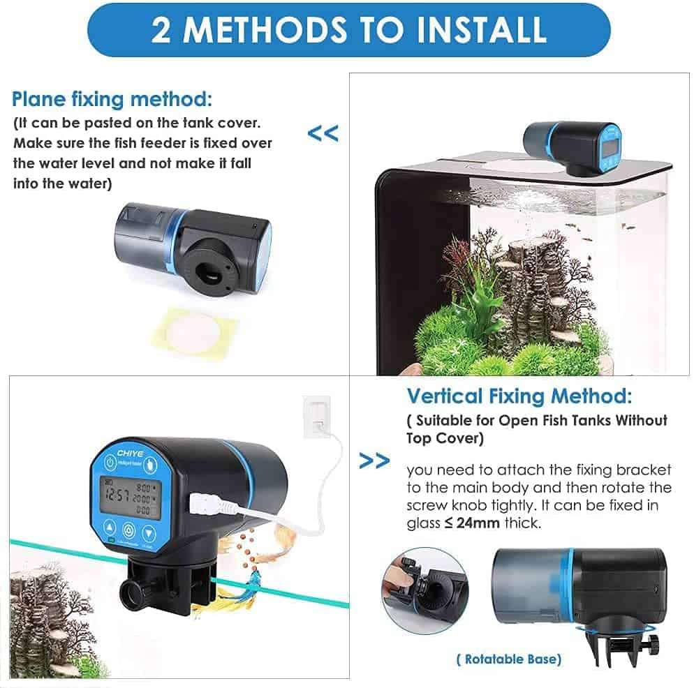 Smart Fish Feeder Dispenser | WiFi Tuya Smart Life