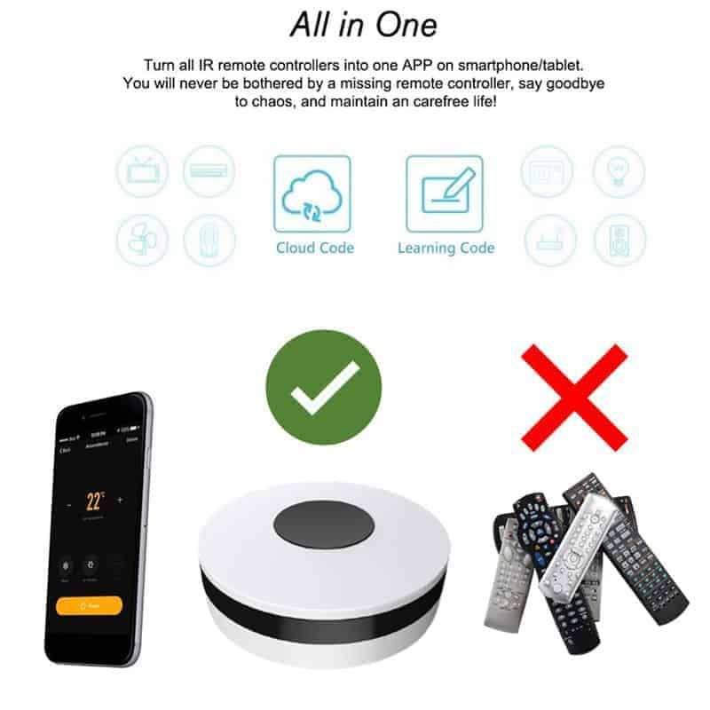 Smart Universal IR Remote Controller | WiFi Tuya Smart Life