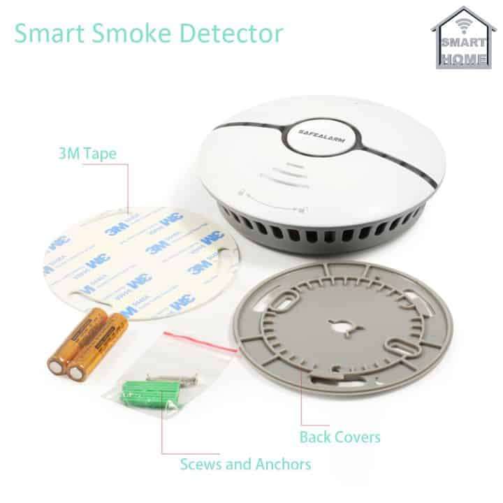 Smart Smoke Detector | Strobe & Siren | WiFi Tuya Smart Life