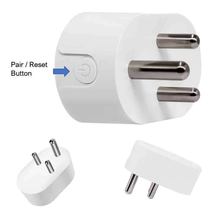 Smart Switch Double Adaptor, SA 3pin 16A | WiFi Tuya Smart Life