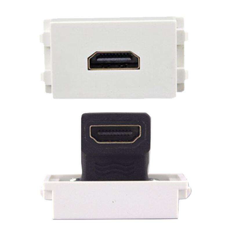 HDMI Elbow | Keystone Wall Plate Insert | HTECH