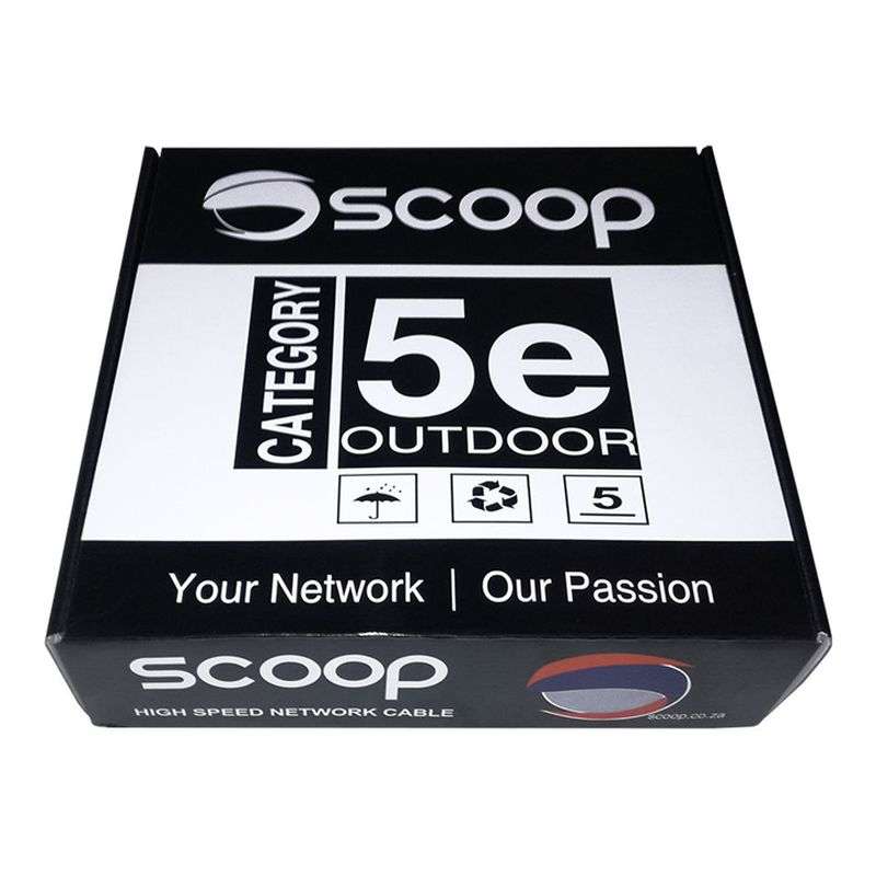 Outdoor Cat5e FTP LAN Network Cable, UV Protection | 100m Box