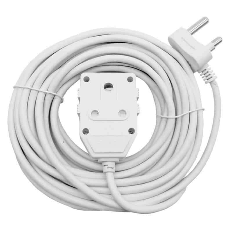 10A Extension Lead with 3 Pin Double Coupler | 3m Cord Lengths