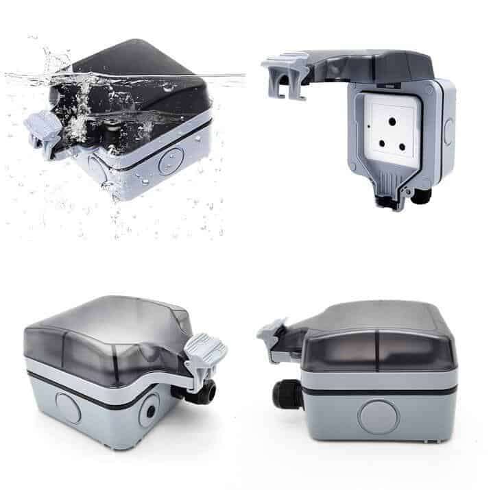 Smart Switch Outdoor IP66 Waterproof 16A SA 1 Socket | WiFi Tuya Smart Life