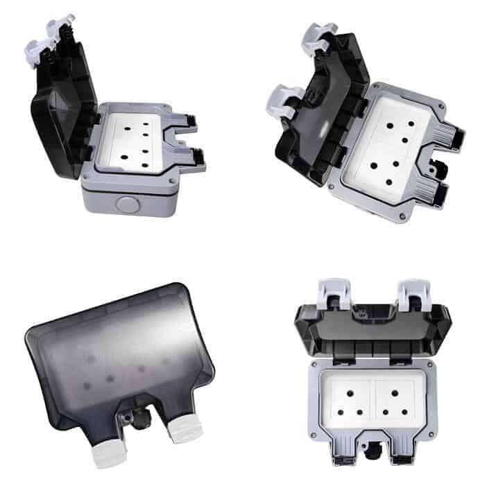 Smart Switch Outdoor IP66 Waterproof 16A SA 2 Socket | WiFi Tuya Smart Life