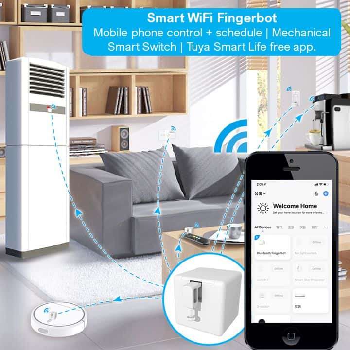 Smart Fingerbot Mechanical Switch Plunger  | BT Tuya Smart Life