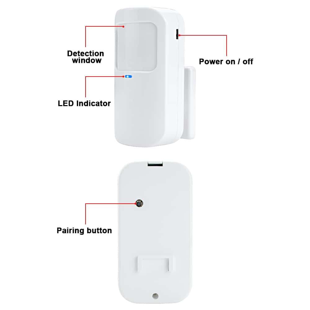 PIR Motion Detector | Indoor 433MHz | Smart Alarm System Expansion