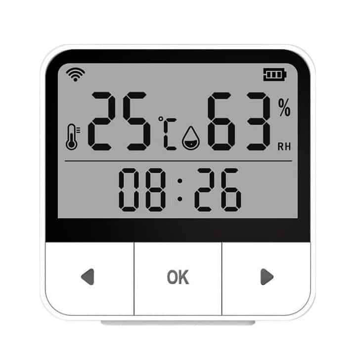 Smart Temperature and Humidity Sensor | Clock Thermometer | WiFi Tuya Smart Life