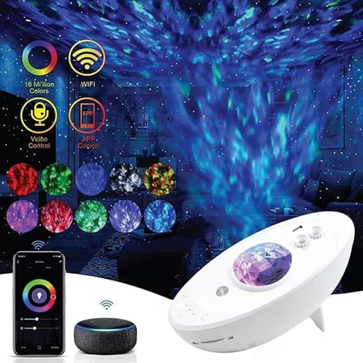 Galaxy Starship Projector Light | WiFi Tuya Smart Life