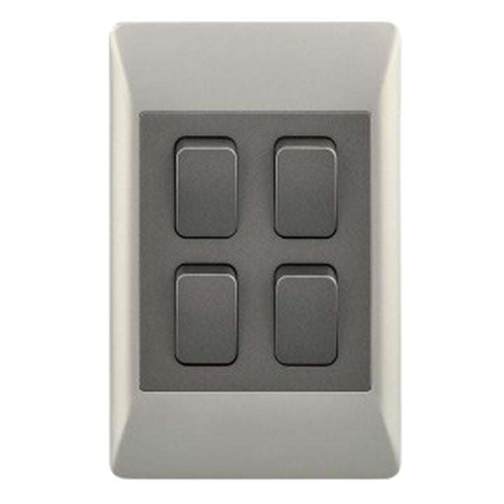 Smart Wi-Fi Mechanical Light Switch, 4 Gang | Neutral Wire  | Wi-Fi Tuya Smart Life