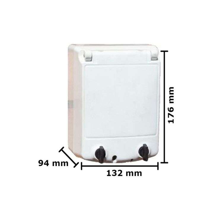 Smart Mechanical Stealth Outdoor Single Plug | 16A rating | Tuya Smart Life