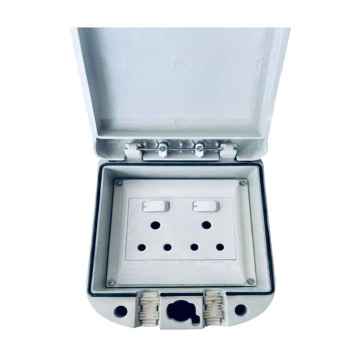 Smart Mechanical Stealth Outdoor Dual Plug | 16A rating | Tuya Smart Life