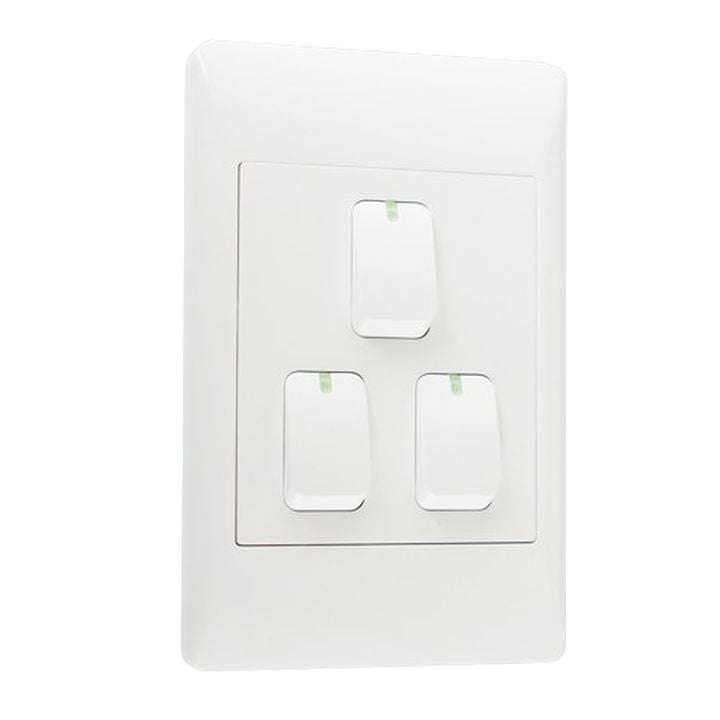Smart Wi-Fi Mechanical Light Switch, 3 Gang | Neutral Wire | Wi-Fi Tuya Smart Life
