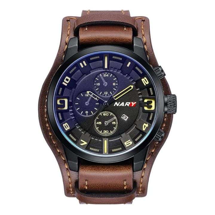 Mens Watch Nary with Quartz Movement, Stainless, Waterproof